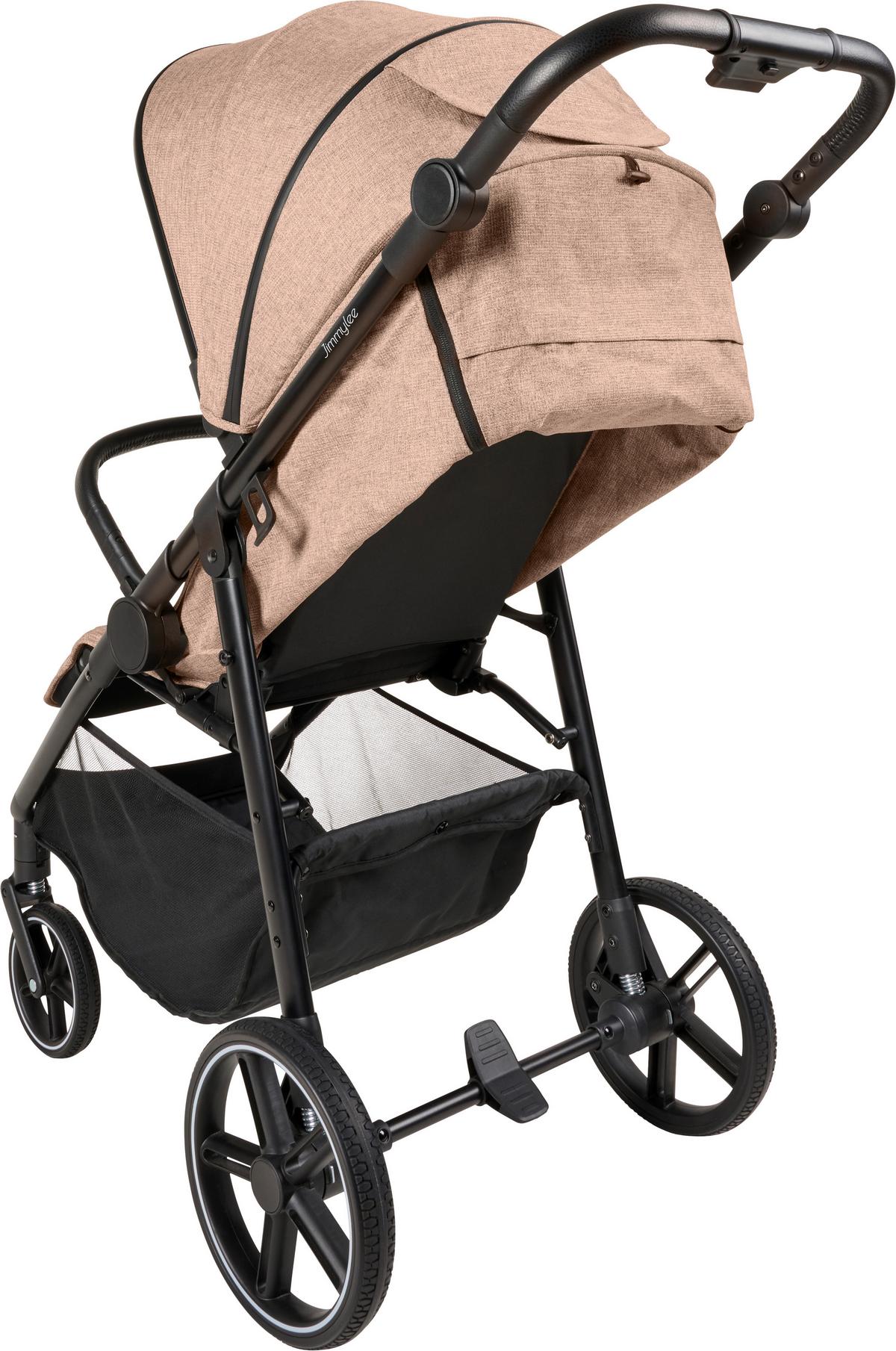 WÓZEK SPACEROWY SMART CRUISER - beżowy/czarny, Trend, tworzywo sztuczne/metal (55/56/107cm) - Jimmylee