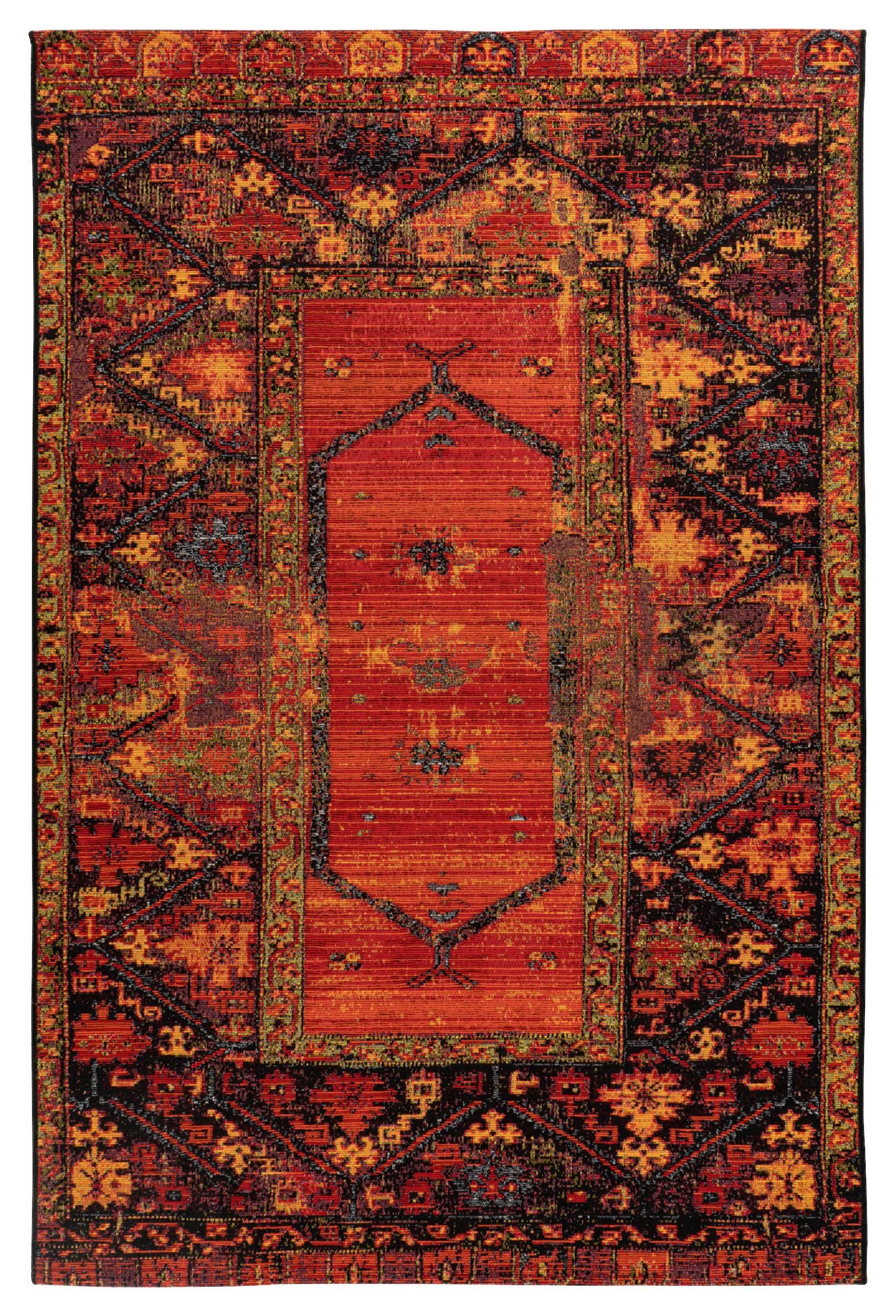 Outdoorteppich my Gobelina Multicolor/Rot ca. 200x290cm - Rot/Multicolor, Design, Textil (200/290cm) - Obsession
