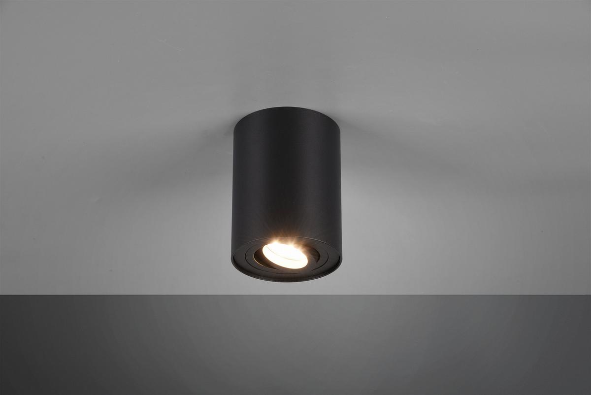 Deckenleuchte Cookie Schwarz max. 35 Watt - Basics (9,6/9,6/12,5cm) - Trio Leuchten