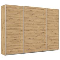 Ormar S Kliznim Vratima Feldkirch - hrast Artisan/boje aluminija, Moderno, drvni materijal/metal (315/229/62cm)