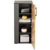UNDERSKÅP TIMBER -EXKLUSIV- - Modern, metall/trämaterial (40/94/35cm) - Premium Living