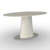 MATBORD THIAGO - cremefärgad, Modern, metall/trämaterial (160/76/90cm) - Bessagi Home