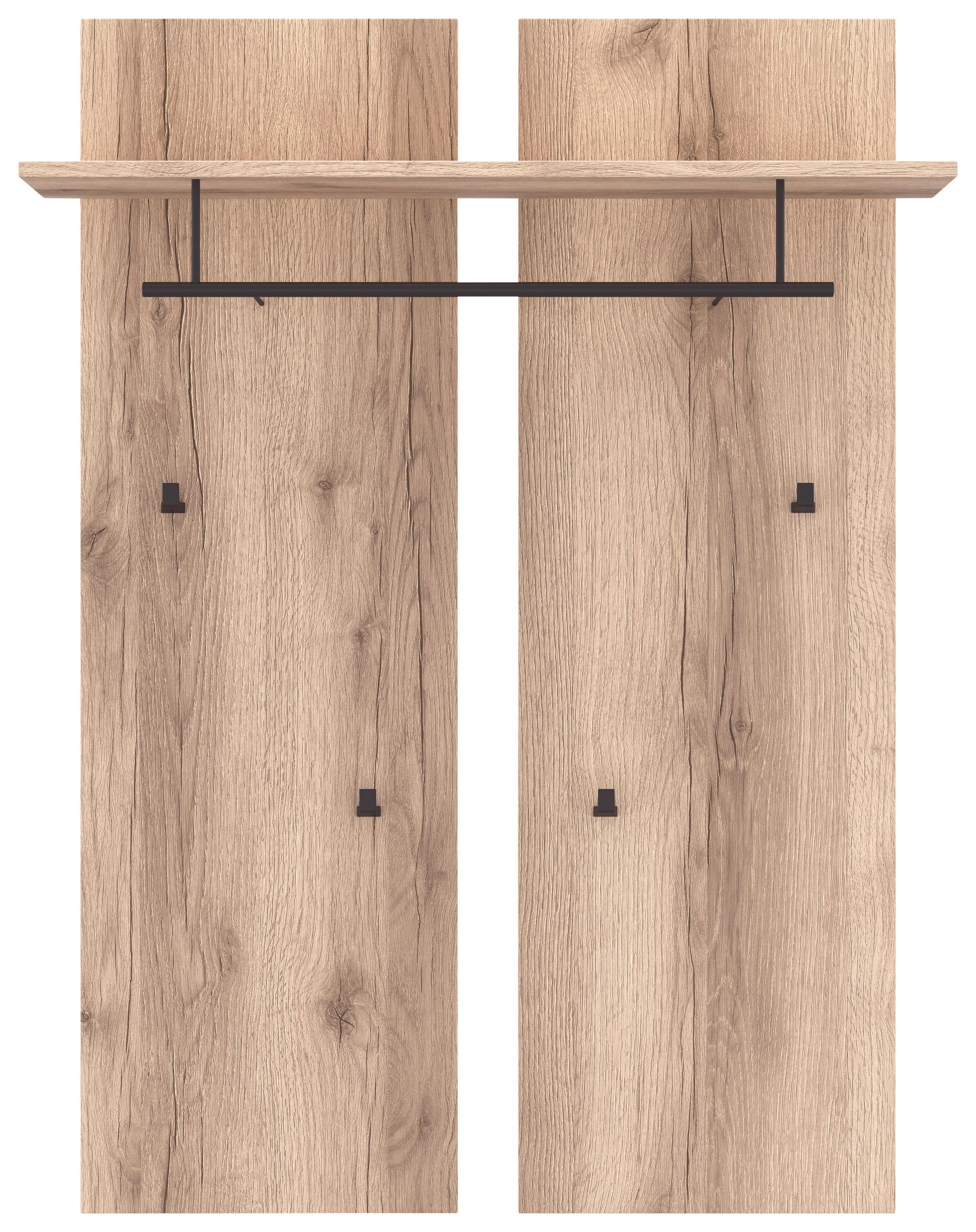 Garderobni Panel Vancouver, Barva Hrasta - barve hrasta, Moderno, leseni material (88/118/28cm) - Mömax