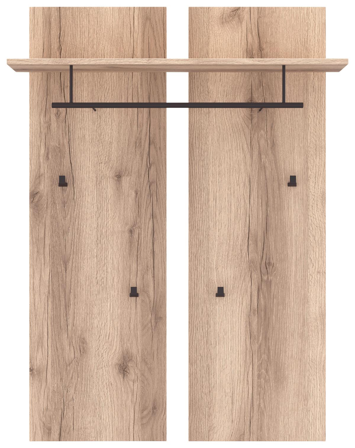 Garderobni Panel Vancouver, Barva Hrasta - barve hrasta, Moderno, leseni material (88/118/28cm) - Mömax