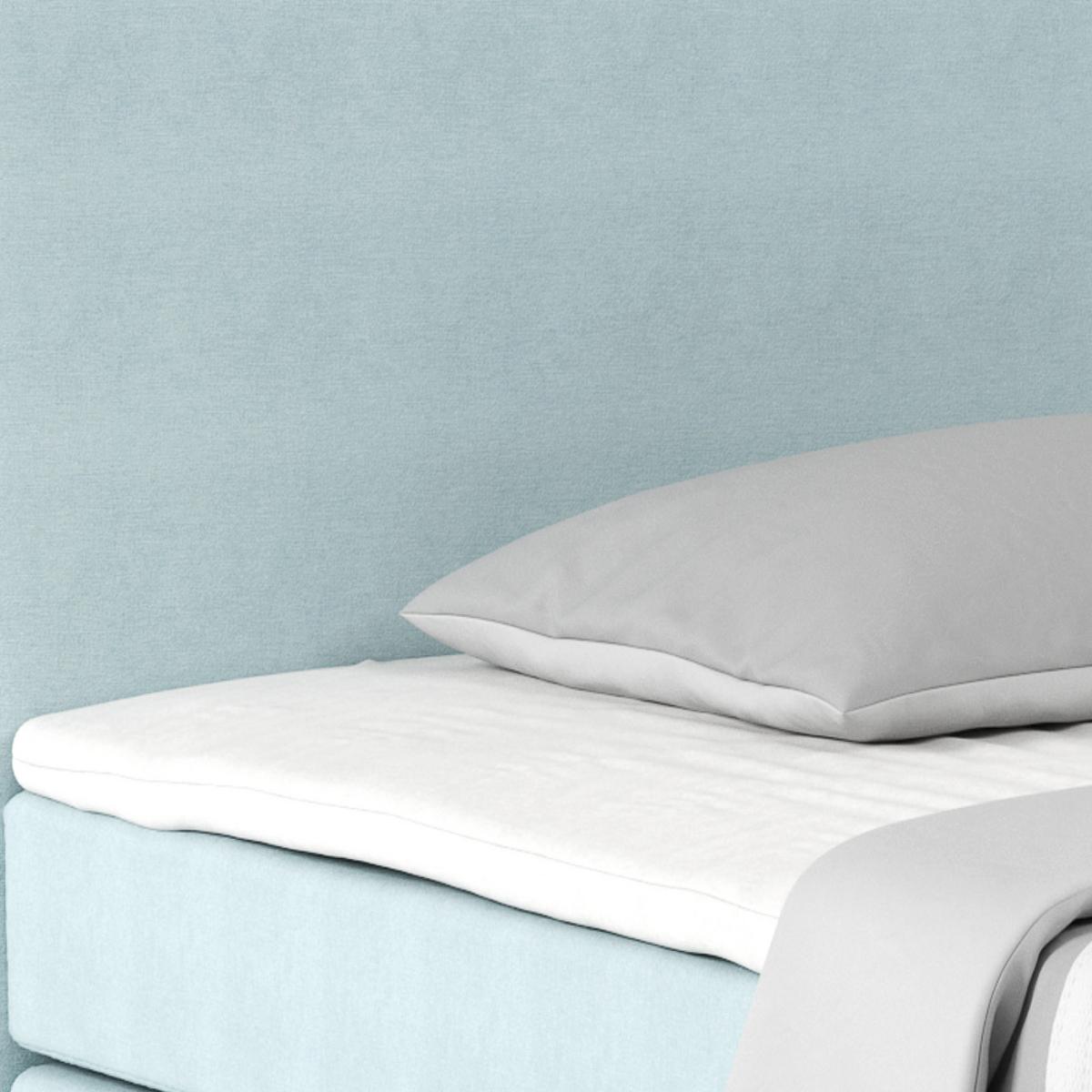 Boxspring Krevet Nero - boje mente/boje kroma, Konvencionalno, tekstil/metal (140/200cm) - Best Price