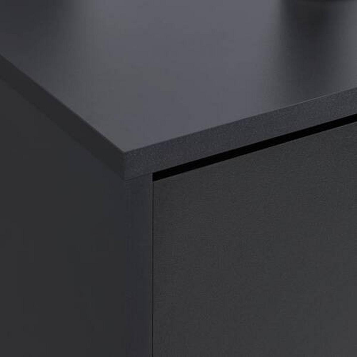 Pantofar RUDI -EXKLUSIV- - negru, Konventionell, material pe bază de lemn (60/118/24cm) - Modern Living