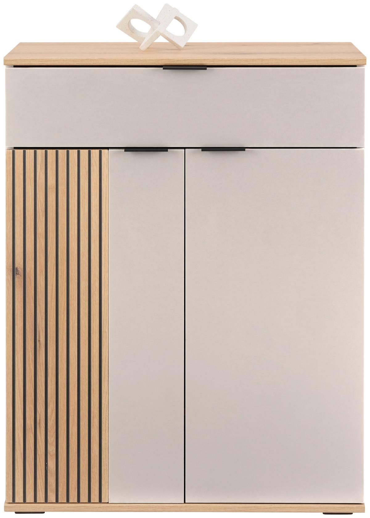 Komoda Clever - kašmir/boje hrasta, Moderno, drvni materijal/plastika (70/92/38cm) - Modern Living