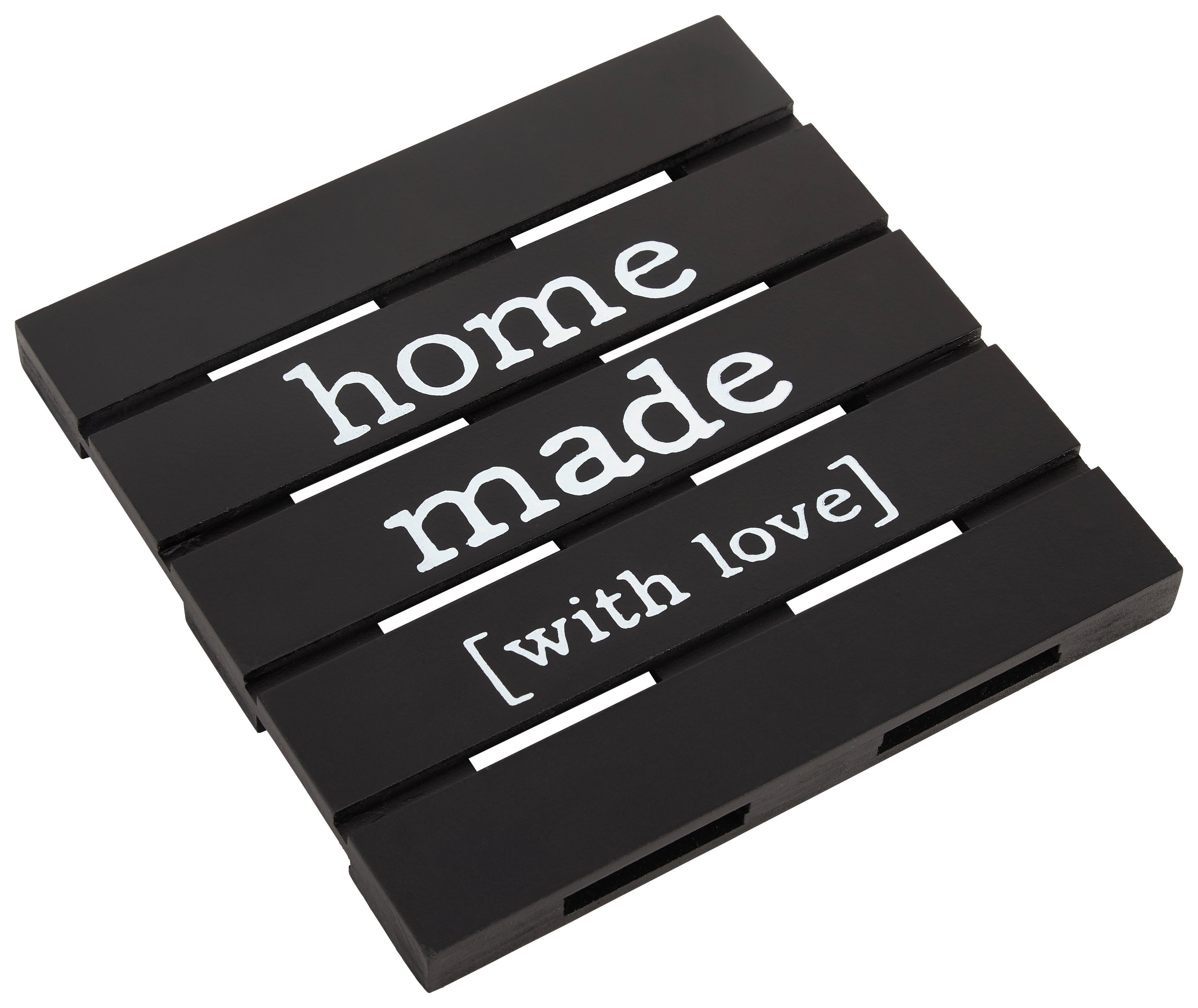 Topfuntersetzer Connor Holzdekor - Hellbraun/Schwarz, MODERN, Holzwerkstoff (18/18/1,8cm)