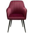 Scaun Cu Brațe Martha - magenta/negru, Modern, metal/textil (57/83,5/58cm) - Modern Living Scaun Cu Brațe Martha - magenta/negru, Modern, metal/textil (57/83,5/58cm) - Modern Living