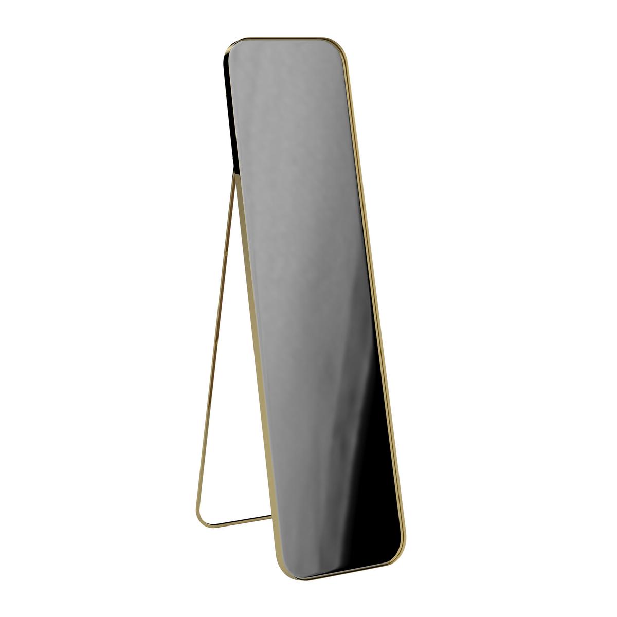 Spiegel Liv Gold ca. 41x154x68,5 cm - Goldfarben, MODERN, Glas/Metall (41/154/68,5cm) - Bessagi Home