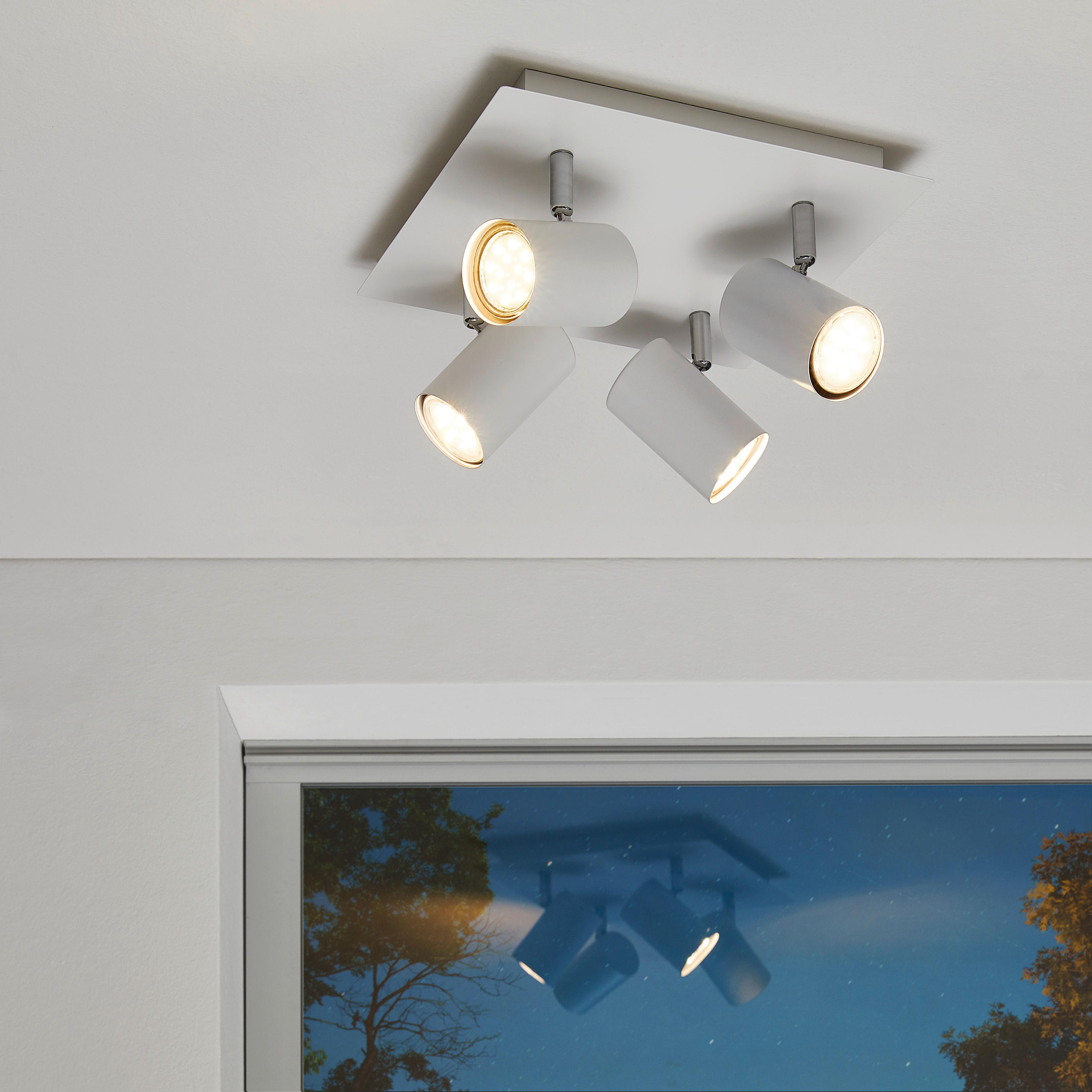 LAMPA REFLEKTOROWA TUBE *SBN* - biały, Basics, metal (26,5/26,5/12,2cm) - Novel