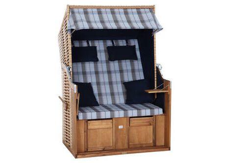 Siena Garden Standkorb ca.120x80x165cm Blau,Akazie - Blau, KONVENTIONELL, Holz/Kunststoff (120/80/165cm) - Siena Garden