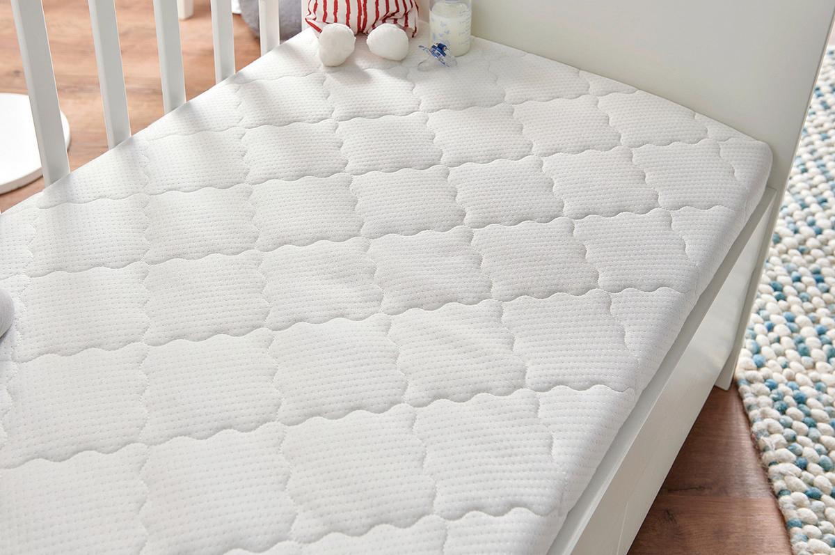 Babymatratze Twiny ca. 70x140 cm Weiß - Weiß, Basics, Textil (70/140cm) - Yatas