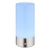 BORDSLAMPA KLEIN - opal/nickelfärgad, Klassisk, metall/plast (8,8/19cm) - Mömax