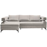 Kutna Garnituira Rosalie - bež/crna, Konvencionalno, tekstil/metal (184/265cm) - Modern Living