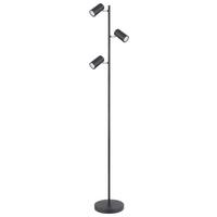 STEHLEUCHTE 57910SB - Schwarz, Design, Metall (25/23/154cm) - Globo