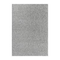 Flachwebeteppich Nizza Hellgrau ca. 240x340cm - Hellgrau/Cappuccino, KONVENTIONELL, Textil (240/340cm)