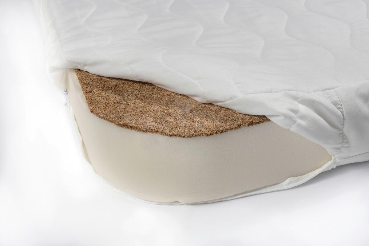 Vzmetnica Za Otroško Posteljo Nuage Kokos, 140x70 - bela, Moderno, tekstil (140/13/70cm) - Modern Living