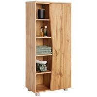Midischrank in Eichefarben - Eiche Wotan, LIFESTYLE, Holzwerkstoff (60/130/35cm) - Premium Living