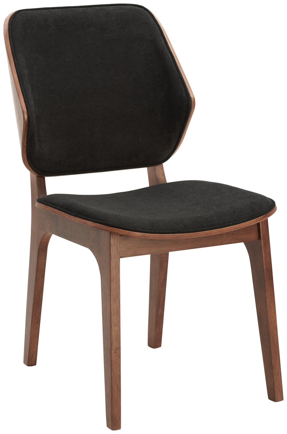 KRZESŁO HUGO - kolor orzecha włoskiego, Lifestyle, drewno (47/86,5/62,5cm) - Livetastic