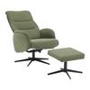 RELAXFÅTÖLJ STAR - grön/svart, Modern, metall/textil (72/105-94/91-114cm) - Mömax