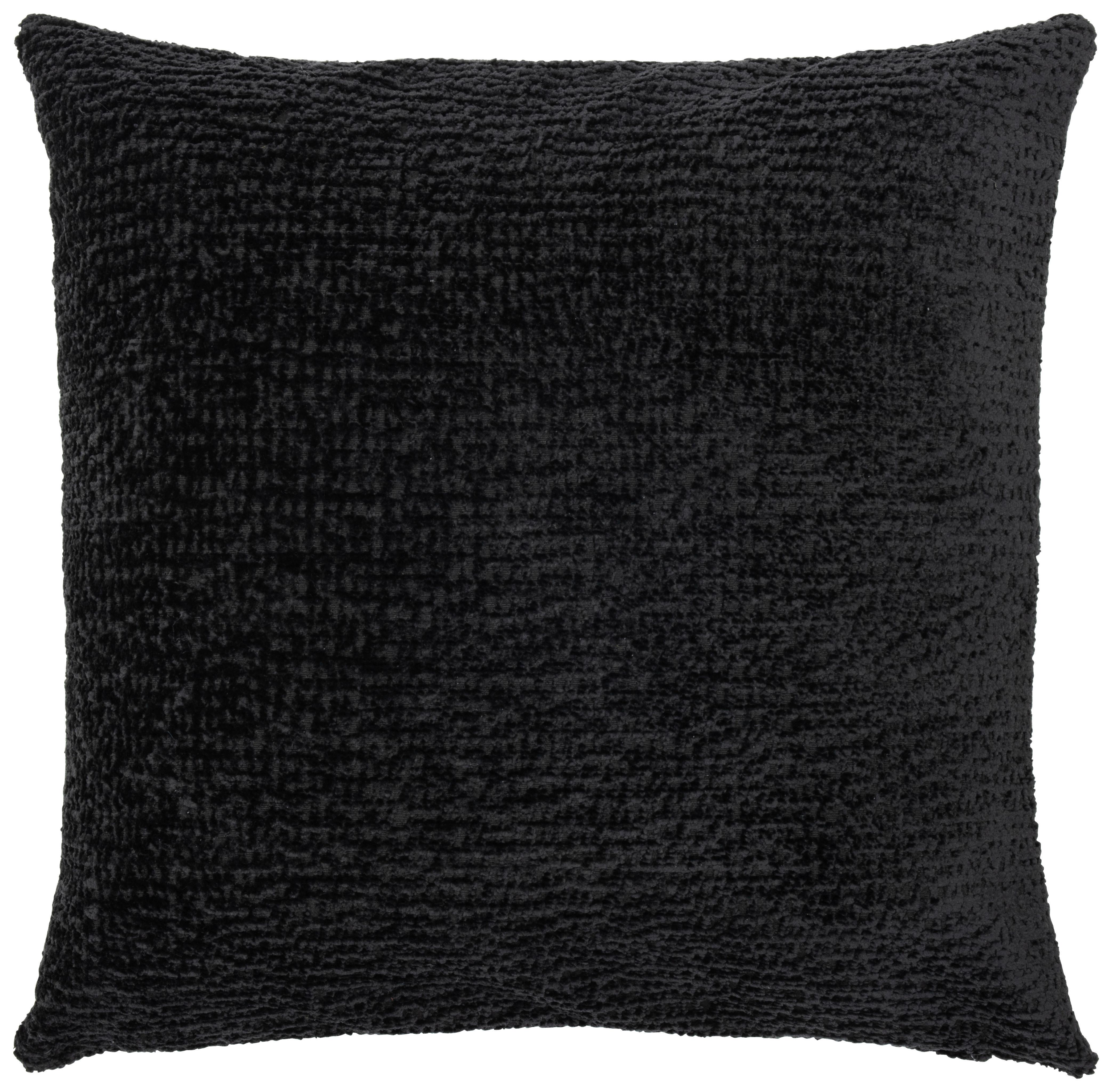 Kissenhülle Berti Schwarz ca. 40x40cm - Schwarz, Textil (40/40cm)