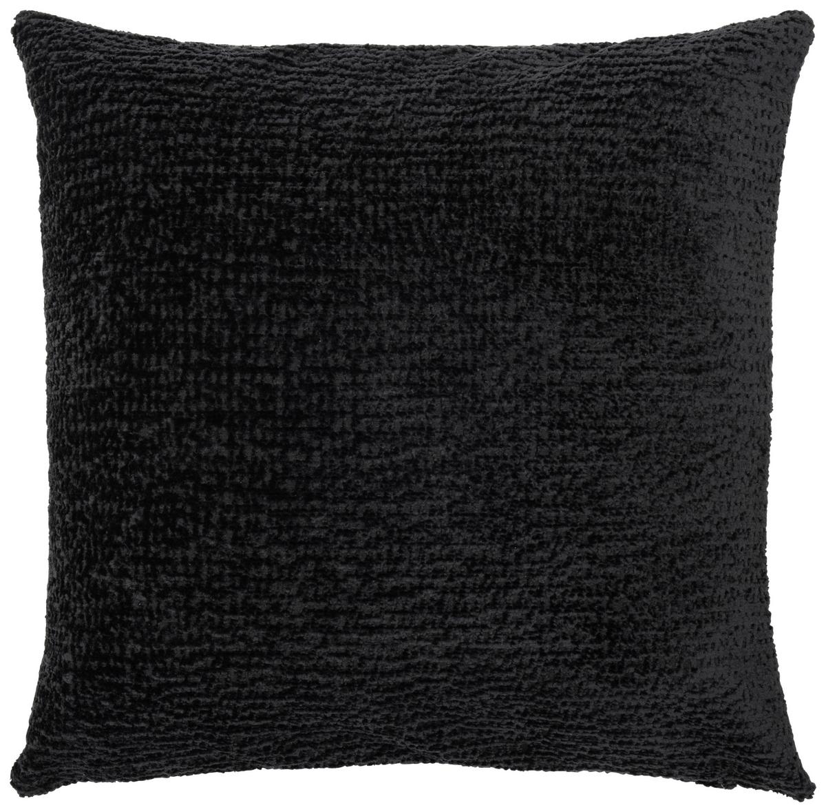 Kissenhülle Berti Schwarz ca. 50x50cm - Schwarz, Textil (50/50cm)