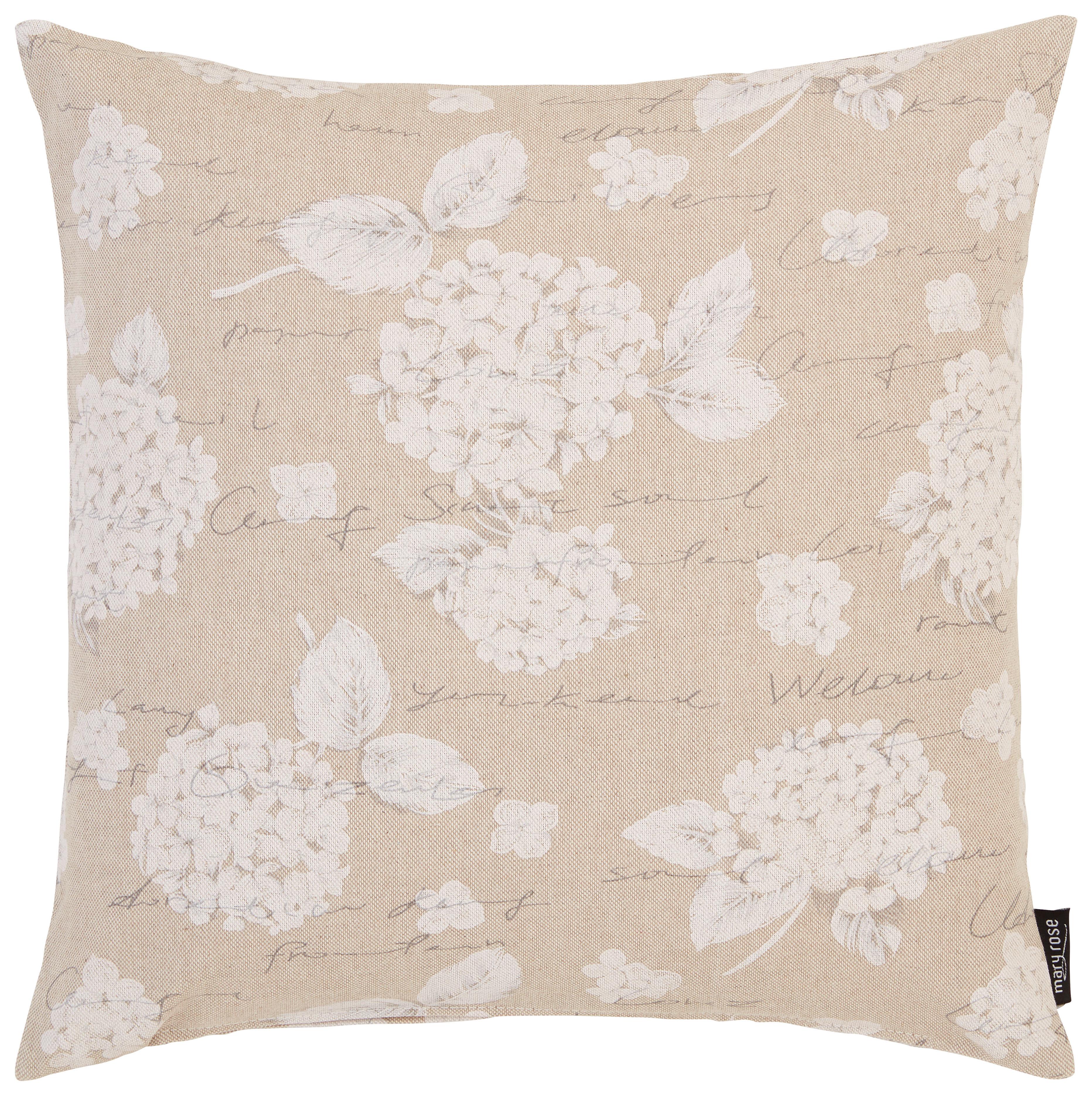Zierkissen Willow in Beige ca. 40x40cm - Beige, MODERN, Textil (40/40cm) - Mary's