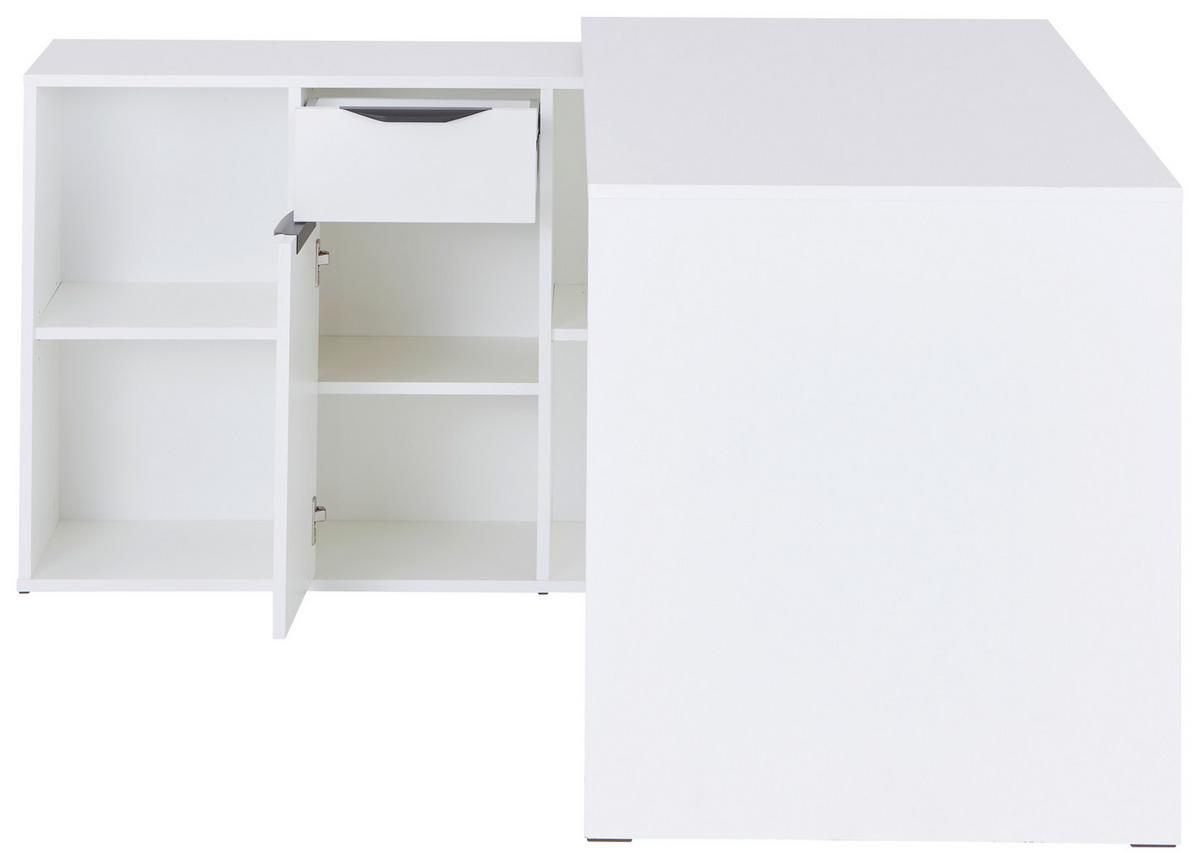 Masă de scris MX 195 - alb, Modern, material pe bază de lemn (136,8/135cm) - Modern Living