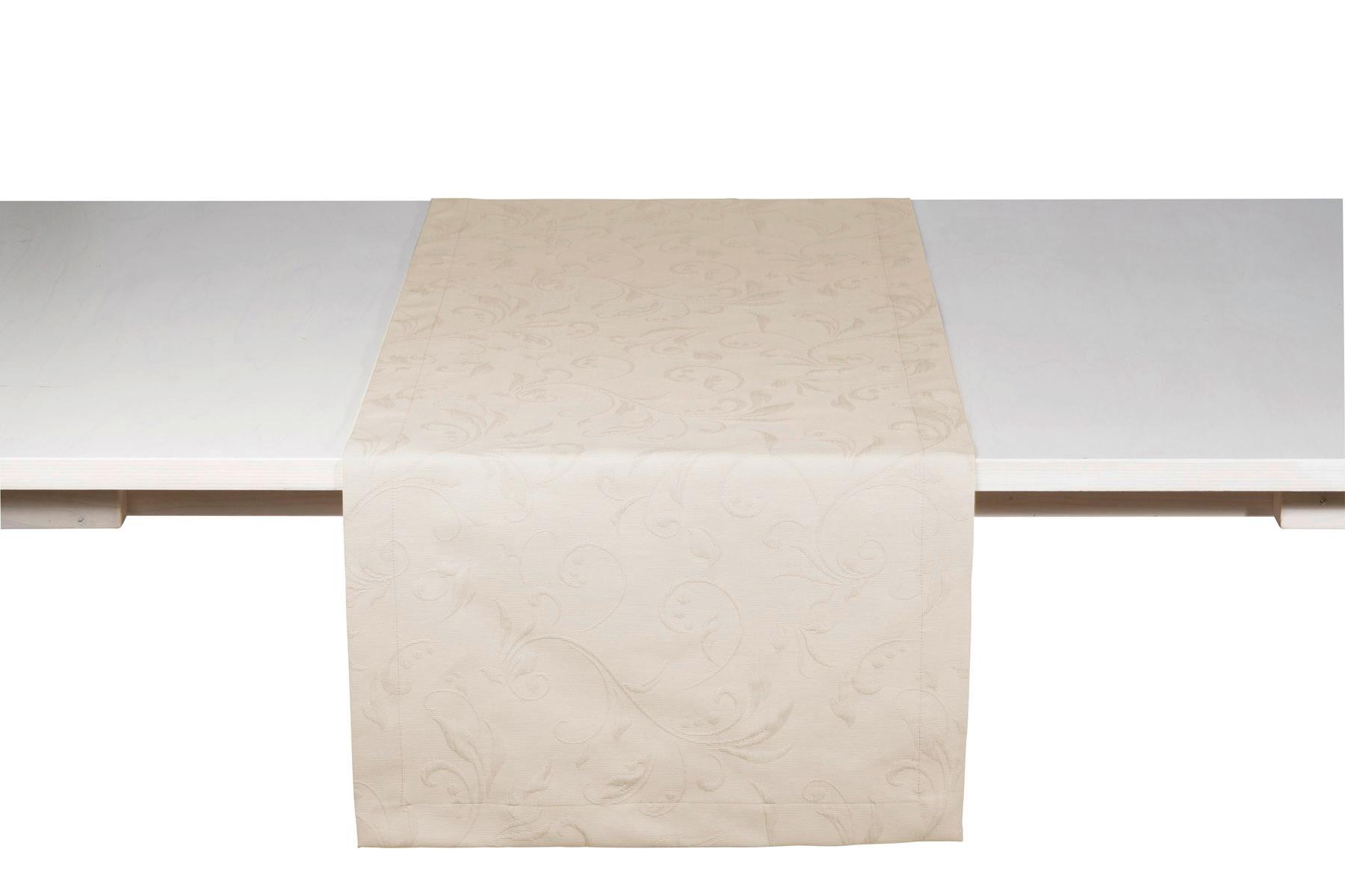BIEŻNIK SCALA - kremowy, Basics, tkanina (50/150cm) - Pichler