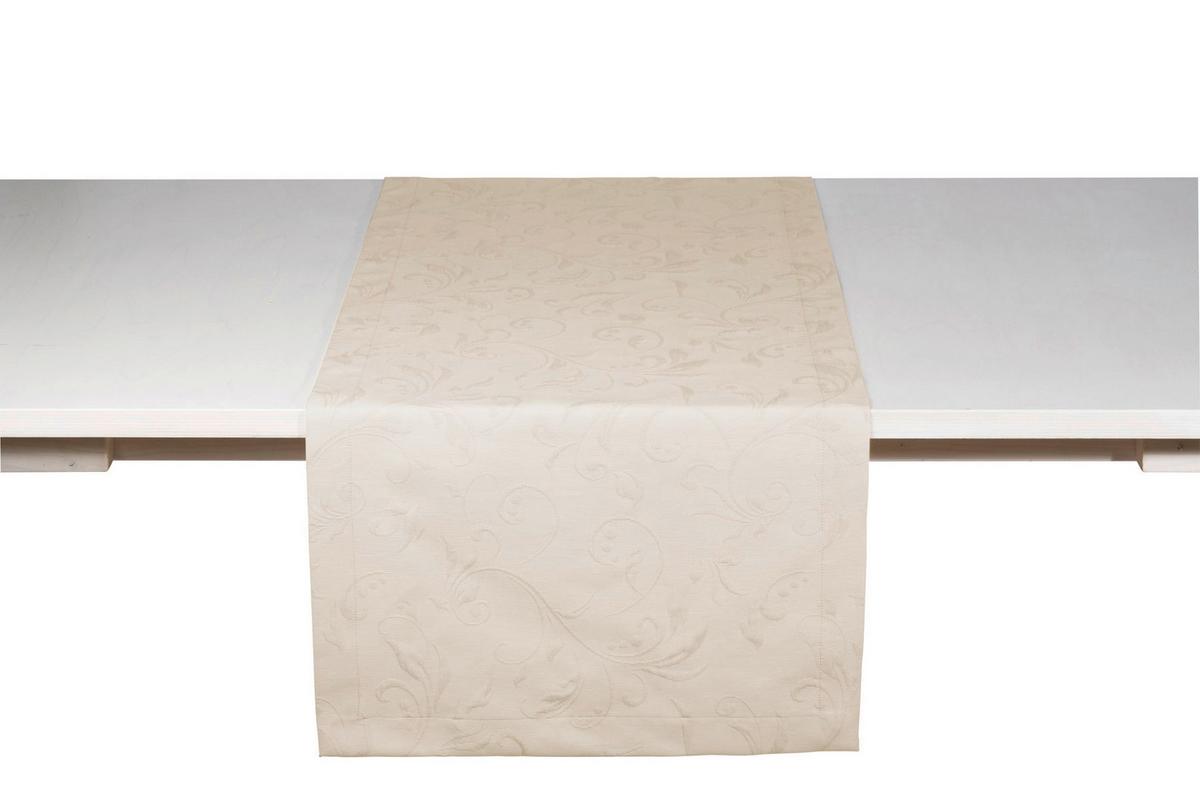 BIEŻNIK SCALA - kremowy, Basics, tkanina (50/150cm) - Pichler