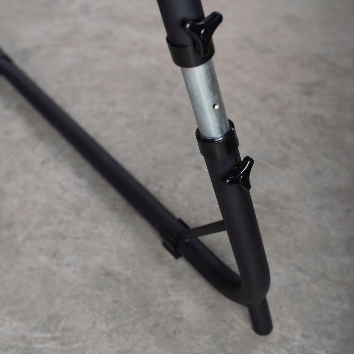 Hängesesselgestell Anthrazit - Anthrazit, KONVENTIONELL, Metall (122/220/138cm) - La Siesta