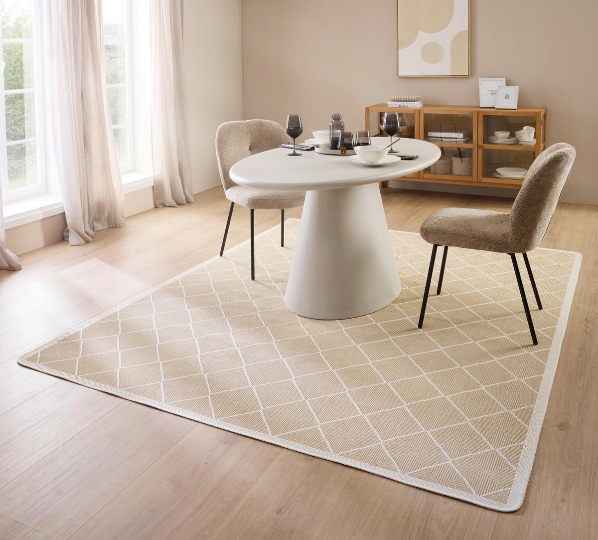 Flachwebteppich Fjora Gelb ca. 80x250cm - Gelb, MODERN, Textil (80/250cm) - Mömax