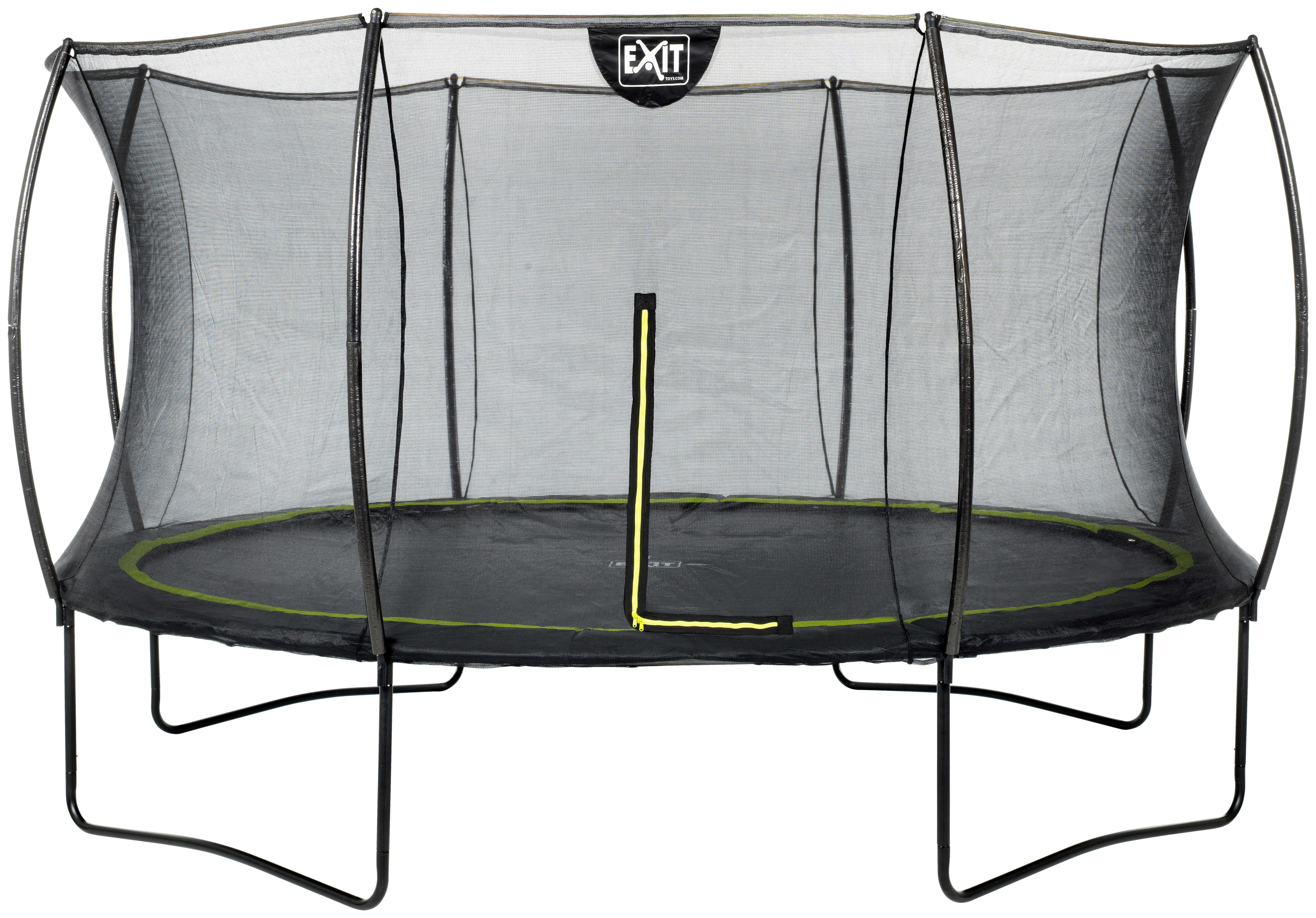 Trampolin Exit Silhouette, Ø 366cm - črna, Konvencionalno, kovina (366/268cm) - EXIT Toys