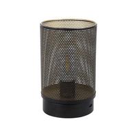 LED-Tischleuchte Vom Schwarz max. 0,2 Watt - Schwarz, MODERN, Kunststoff/Metall (10/16cm) - Modern Living