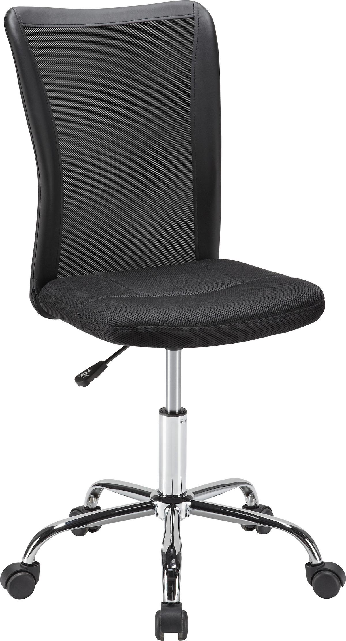 Forgószék Fekete Neccbetét Surf - fekete, Modern, műanyag/textil (42/88-98/58,50cm) - Based