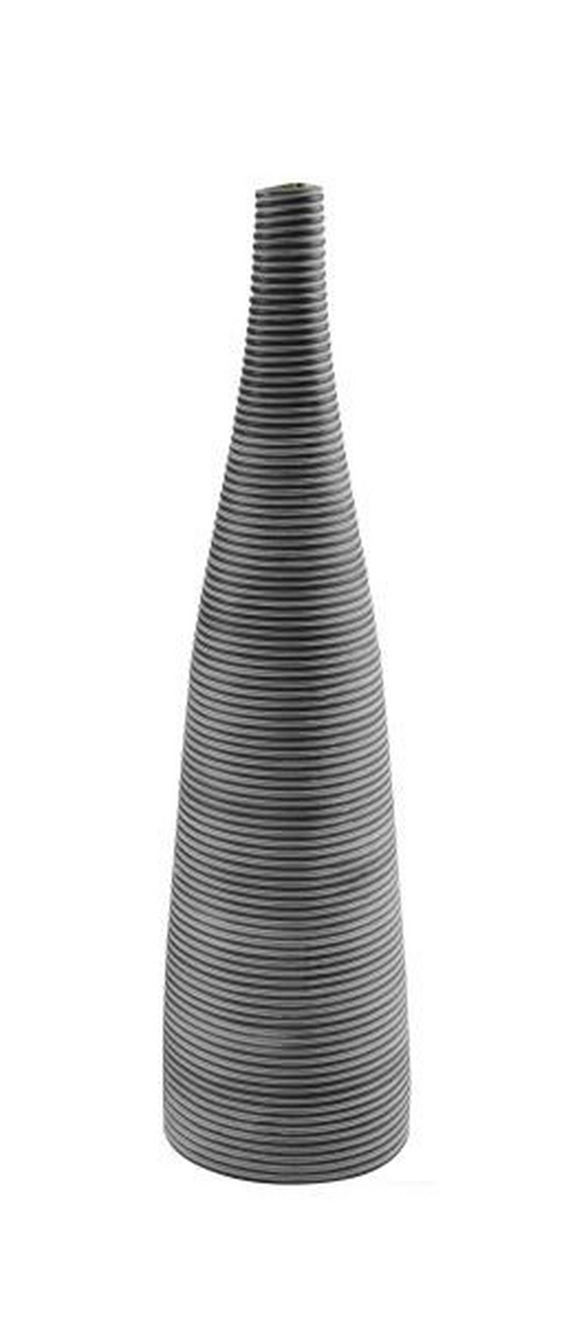 Vase Marlene Schwarz - Schwarz, Lifestyle, Kunststoff (15/59cm) - Mömax