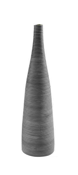 Vase Marlene Schwarz - Schwarz, LIFESTYLE, Kunststoff (15/59cm) - Mömax modern living
