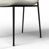 STOL AMY - beige/svart, Modern, metall/trä (45/85/55cm) - Bessagi Home