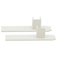 Seitendeckel Amelie Weiß, 2er Set - Weiß, Kunststoff (8.3/2.2/1.7cm) - Modern Living