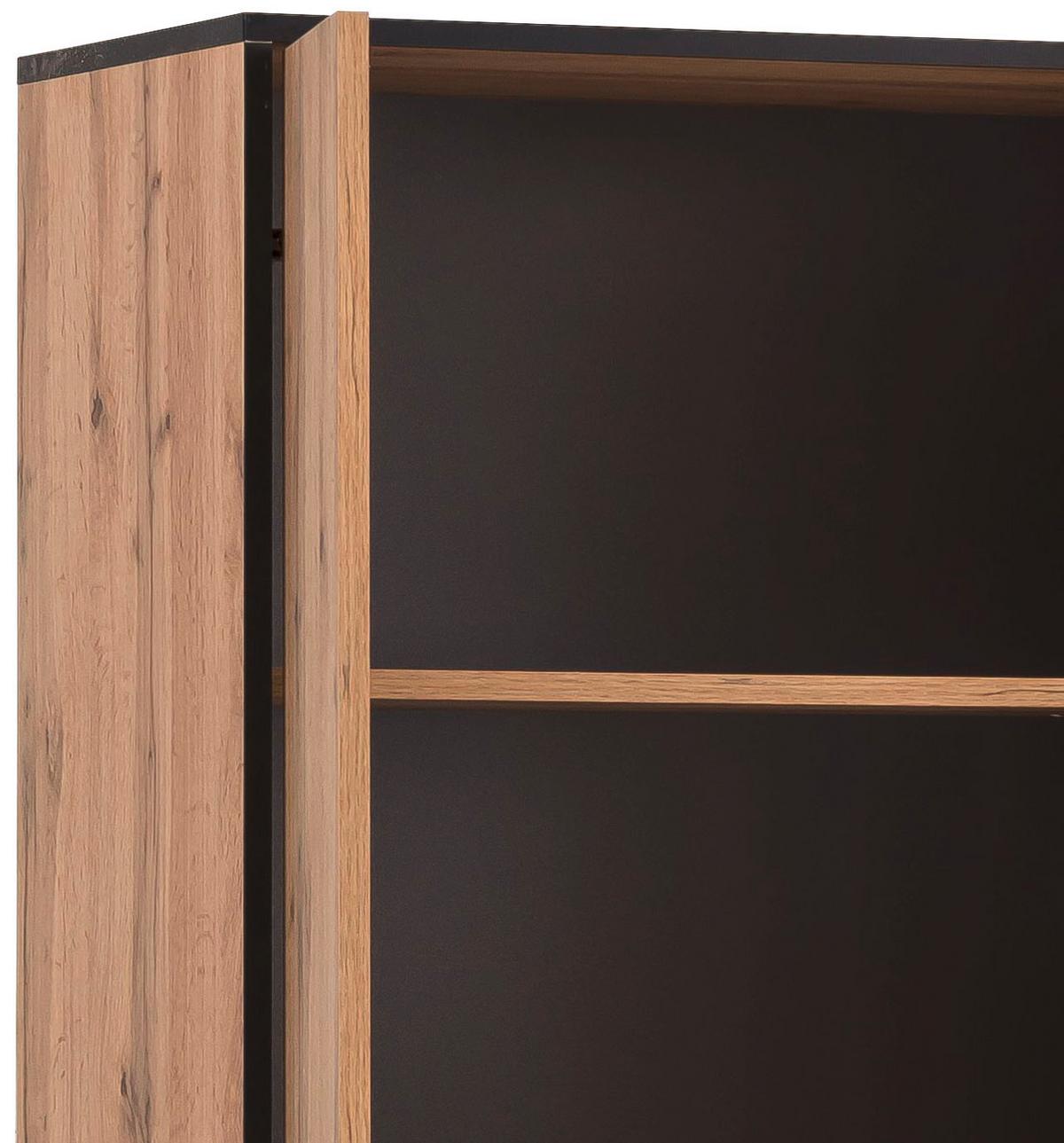 Aktenschrank Serie 2000 Eichefarbe - Eichefarben, KONVENTIONELL, Holzwerkstoff (65,2/194,2/39cm) - MID.YOU