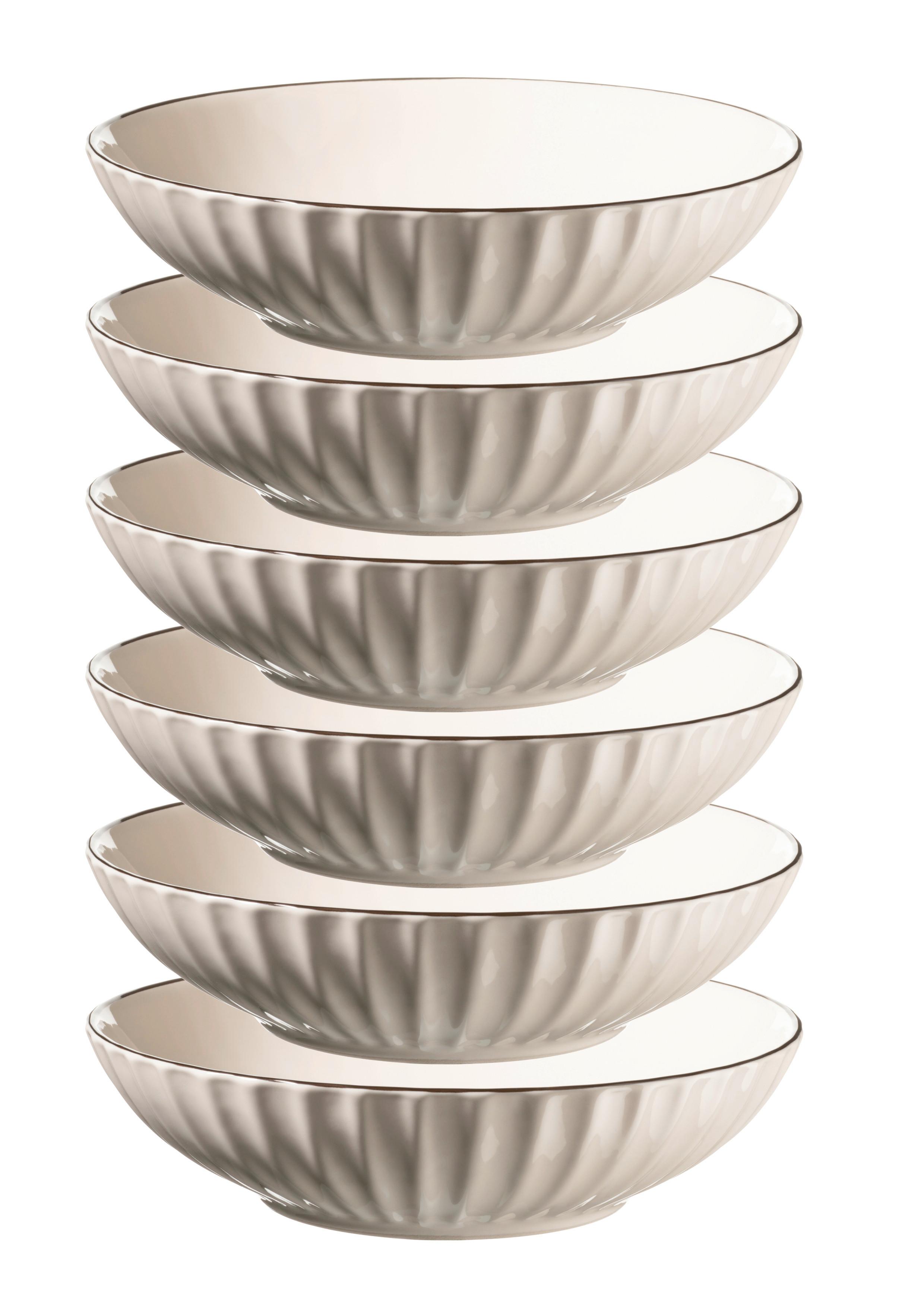 Tellerset Osita - Creme, Basics, Keramik - Mäser