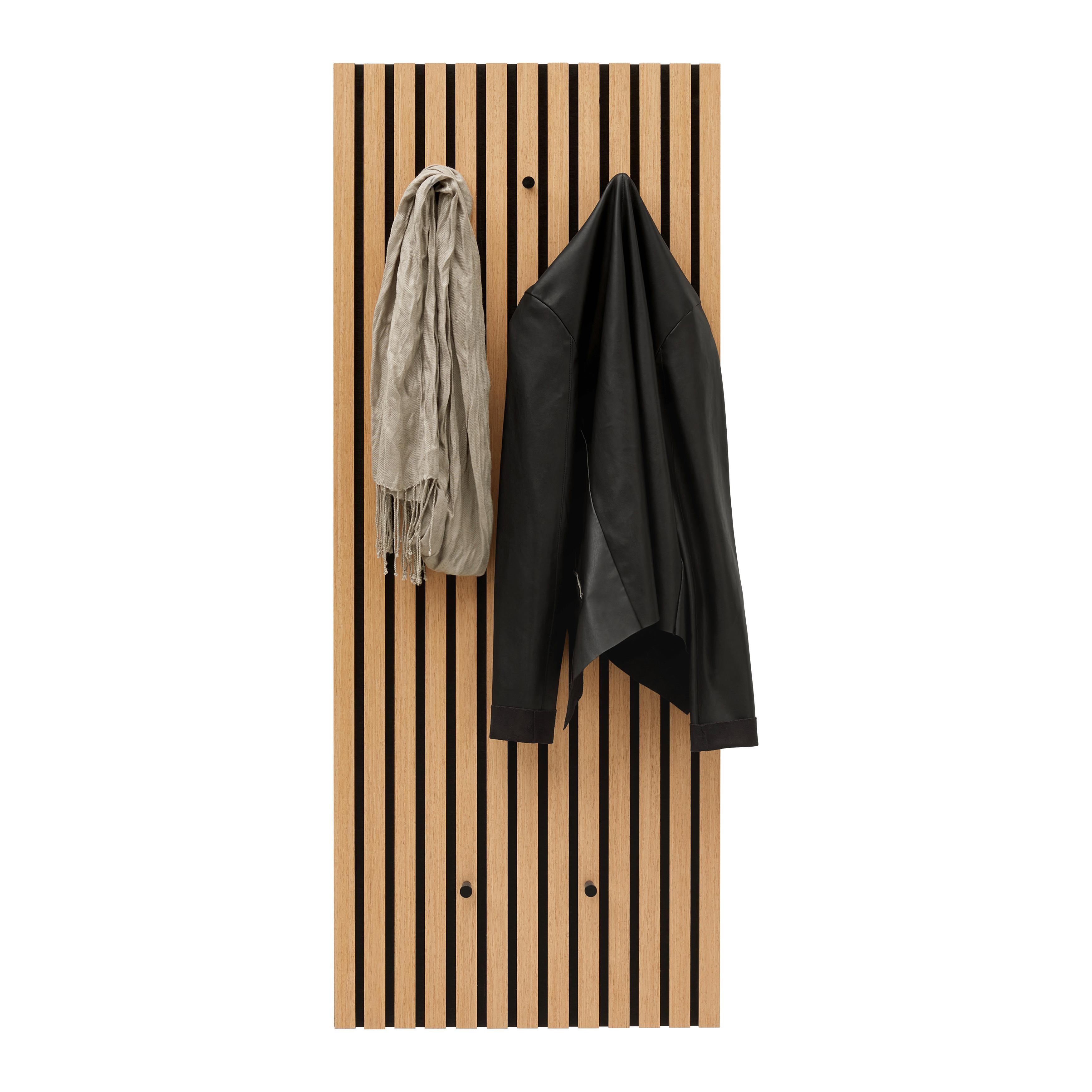 HALLPANEL GRACE -SB- - ekfärgad, Modern, metall/trämaterial (50/125/7,5cm) - Mömax