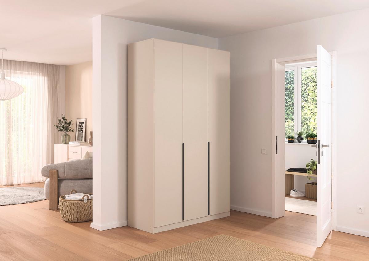 Ormar S Klasičnim Vratima Alabama - boje šampanjca/boje aluminija, Moderno, drvni materijal (136/229/54cm) - Modern Living