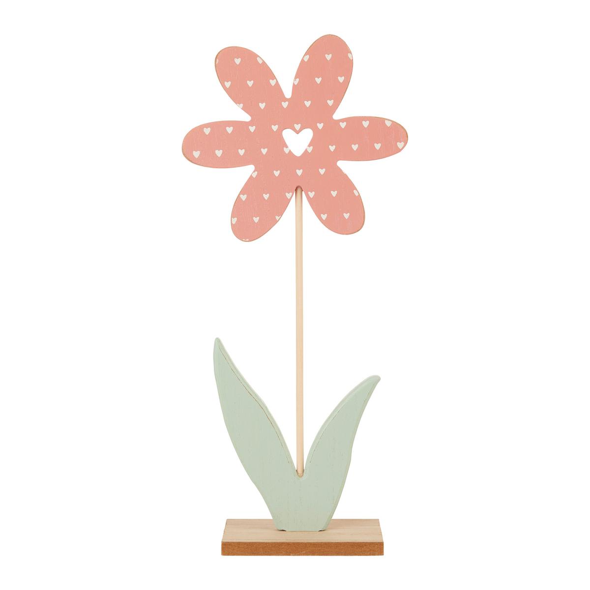 Dekoblume Fluffy I in diversen Farben - Basics, Holzwerkstoff (14/32/6cm) - Modern Living