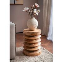 Mizica Mango, Pravi Les - rjava, Design, les (35/35/45cm) - Livetastic