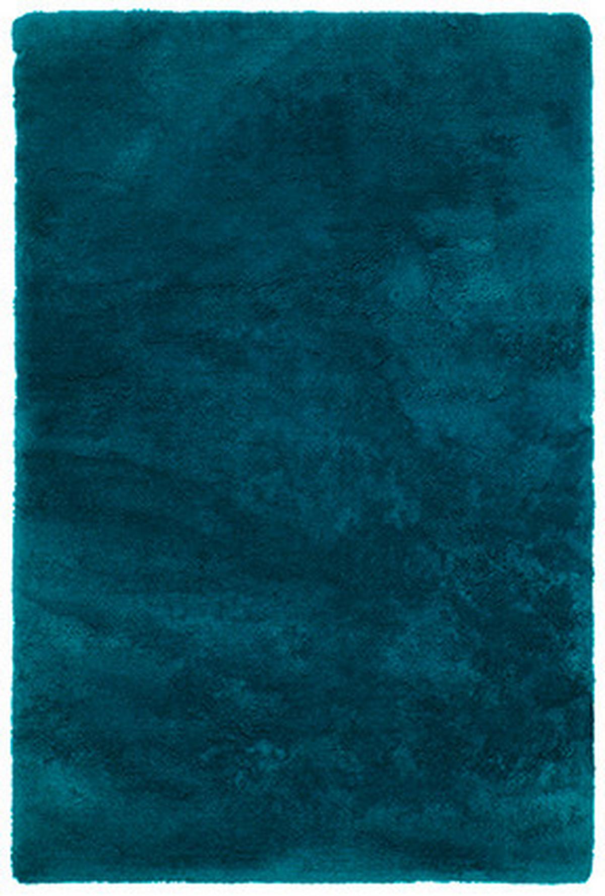 Hochflorteppich my Curacao Petrol ca. 80x150cm - Petrol, KONVENTIONELL, Textil (80/150cm) - Obsession