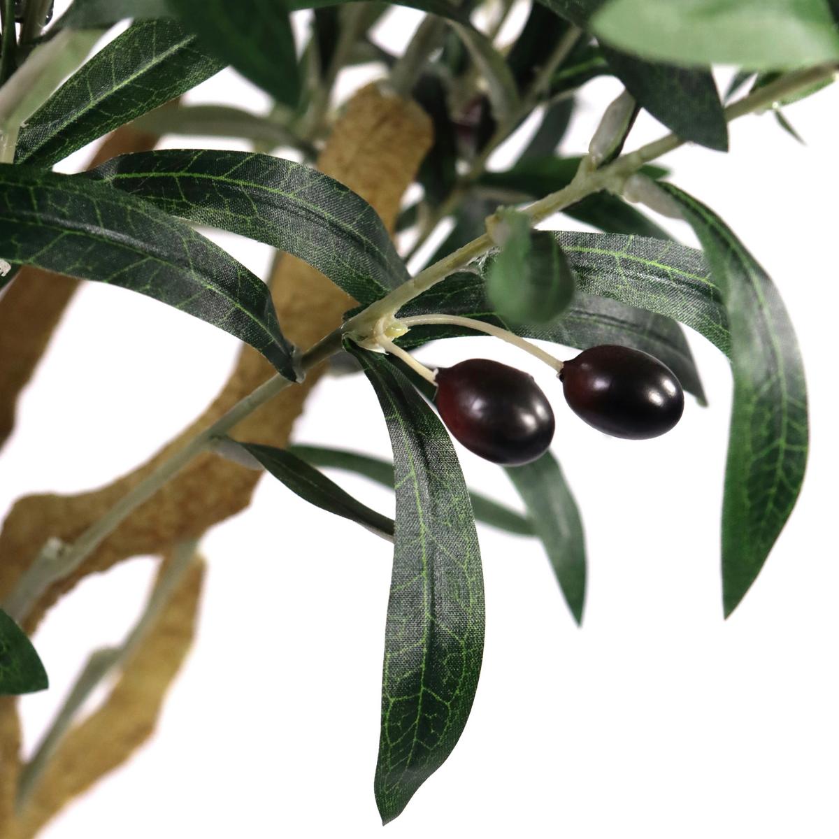 Umetna Rastlina Olive Ii - svetlo rjava/zelena, Moderno, umetna masa (60/150/60cm) - MID.YOU