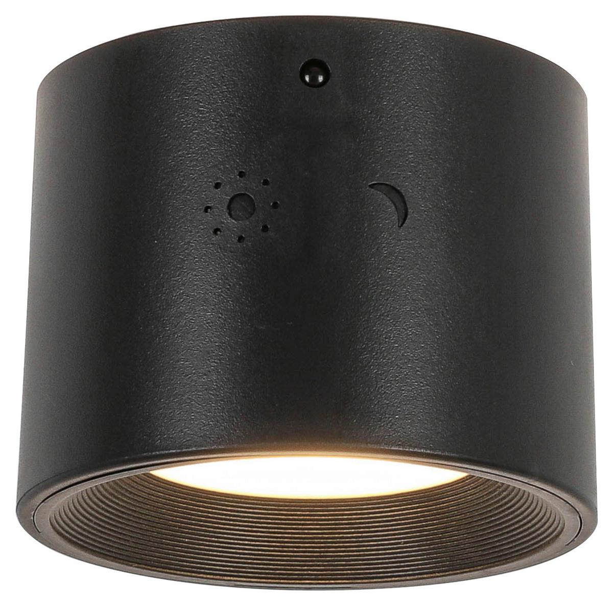 LED-Wandleuchte Rig 1 Schwarz max. 3,5 Watt - Schwarz, MODERN, Kunststoff/Metall (9,3/7,5/5,2cm) - Modern Living