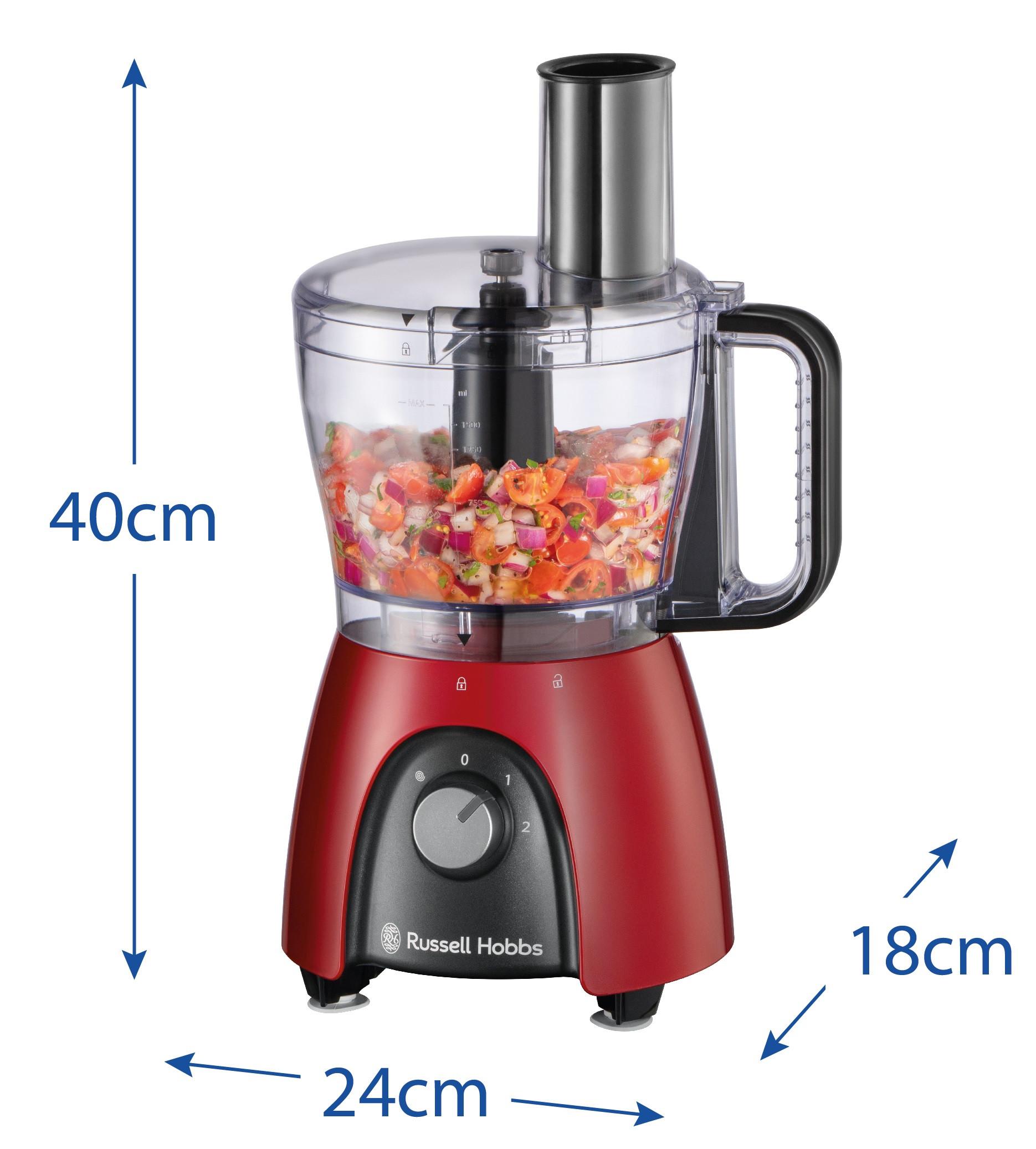 Konyhai Robotgép Russell Hobbs Desire Red - piros, Basics, műanyag (40/24/18cm) - Russell Hobbs